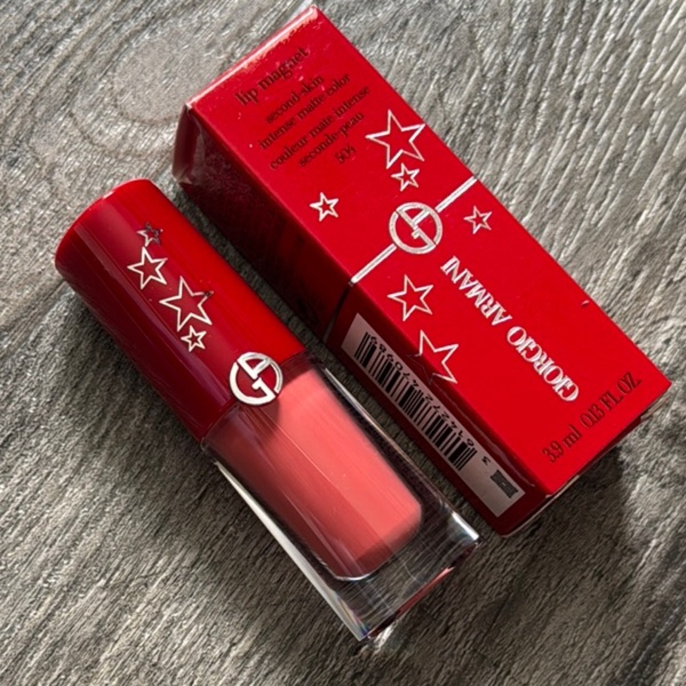 Giorgio Armani Lip Magnet matte color - 504 Nuda, in original red packaging